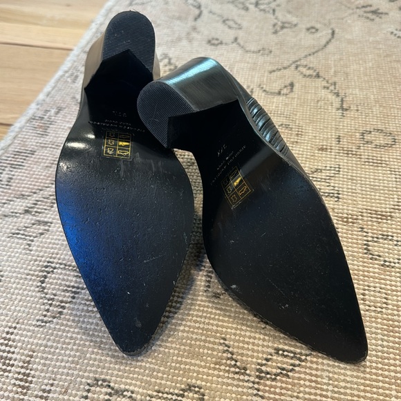 SIGERSON MORRISON Kaden Mules / Booties in Black Leather sz 37 1/2 (US 7) - Picture 7 of 7